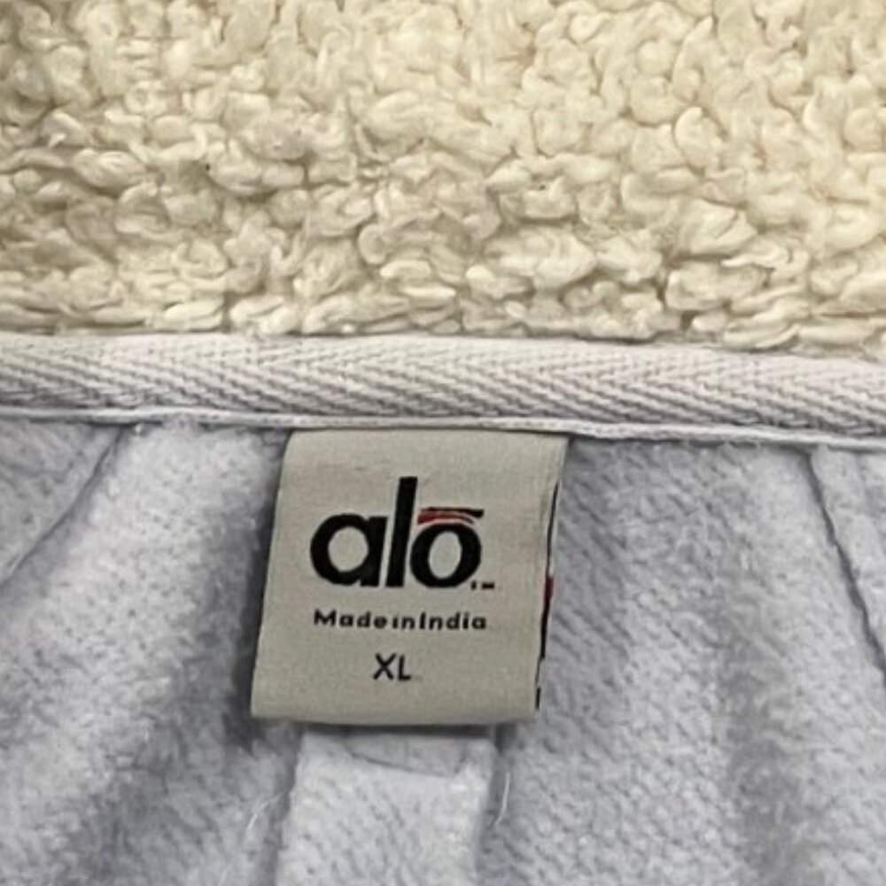 ALO AQUA SHERPA HOOD LINED
